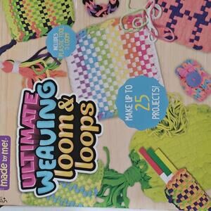Ultimate Weaving Loom Kit with 378 Loops DIY Craft Potholder Maker Set NIB